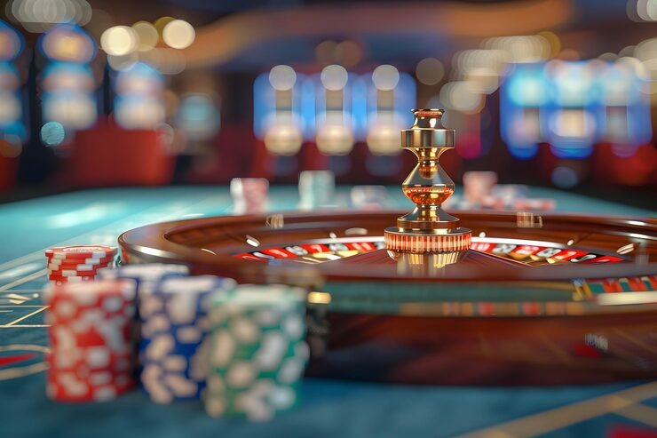 Caribbean Stud Poker live dealer table showing player and dealer card positions with HD video feed