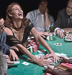 Blackjack table interface showing dealer hand, player hand, and betting controls